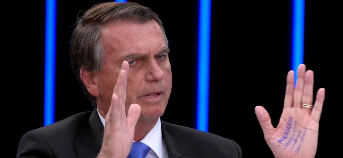 Bolsonaro no "JN" - Reprodução/TV Globo