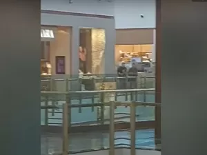 Tiroteio em shopping no AM: grupo tenta roubar joalheria e um homem é preso