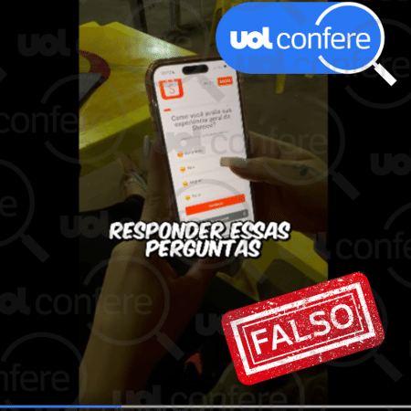 18.jul.2025 - A Shopee diz que a promoção é falsa 18.jul.2025 - A Shopee diz que a promoção é falsa