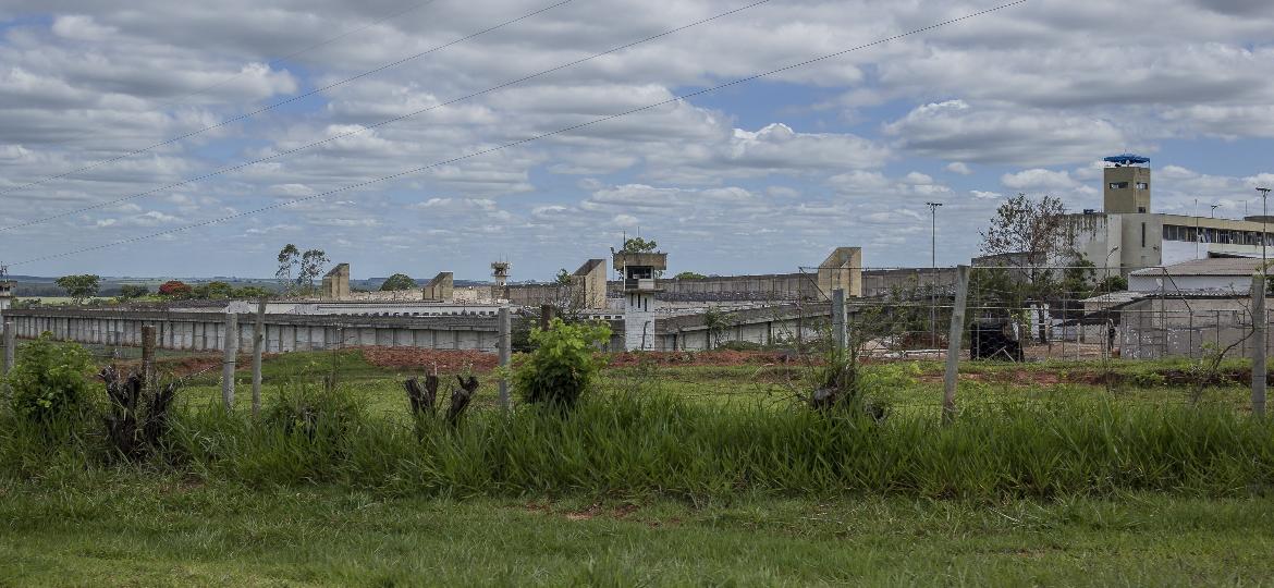 Penitenciária 2 de Presidente Venceslau, no interior de São Paulo, onde ficam abrigados integrantes do PCC - 21.nov.2018 - Jardiel Carvalho/Folhapress