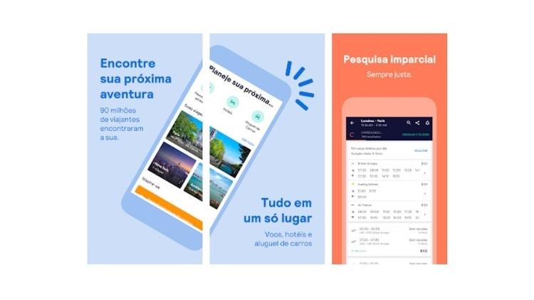 Aplicativos para ajudar na viagem: Skyscanner - Reprodução - Reprodução