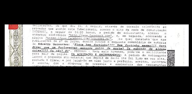 Deputado denuncia ter sido ameaçado por secretário de Eduardo Bolsonaro