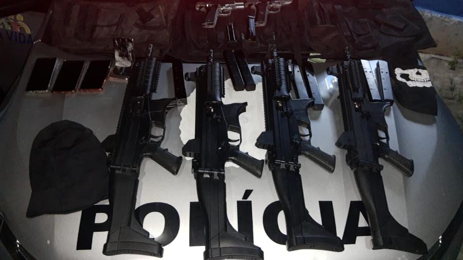 Polícia Militar apreende armas no Recife; cinco homens são detidos - Divulgação/PMPE