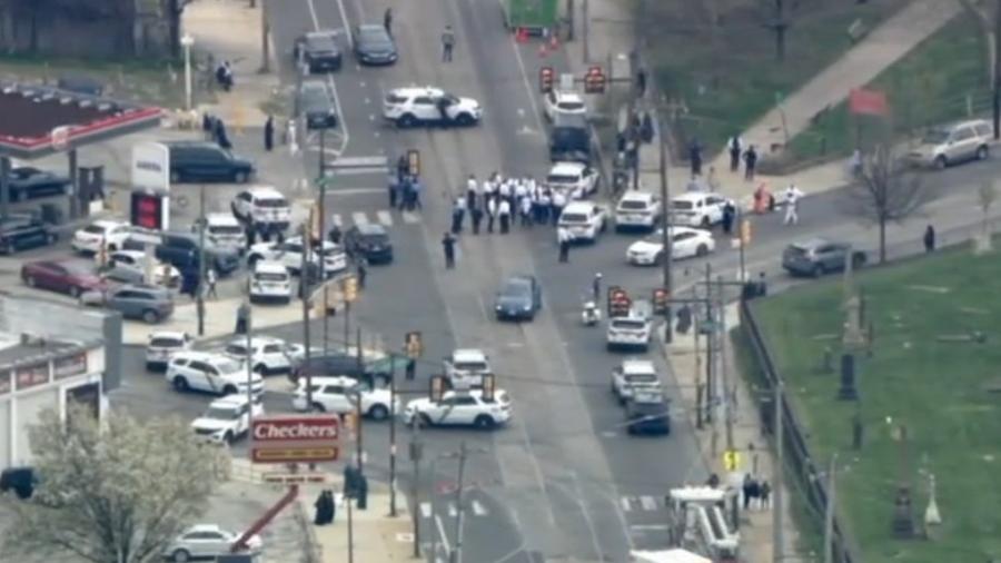 Polícia foi chamada para atender a um tiroteio na cidade da Filadélfia