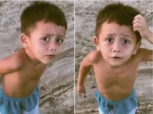'Que foi, mulher?': menino que ganhou fama com vídeo consegue cirurgia
