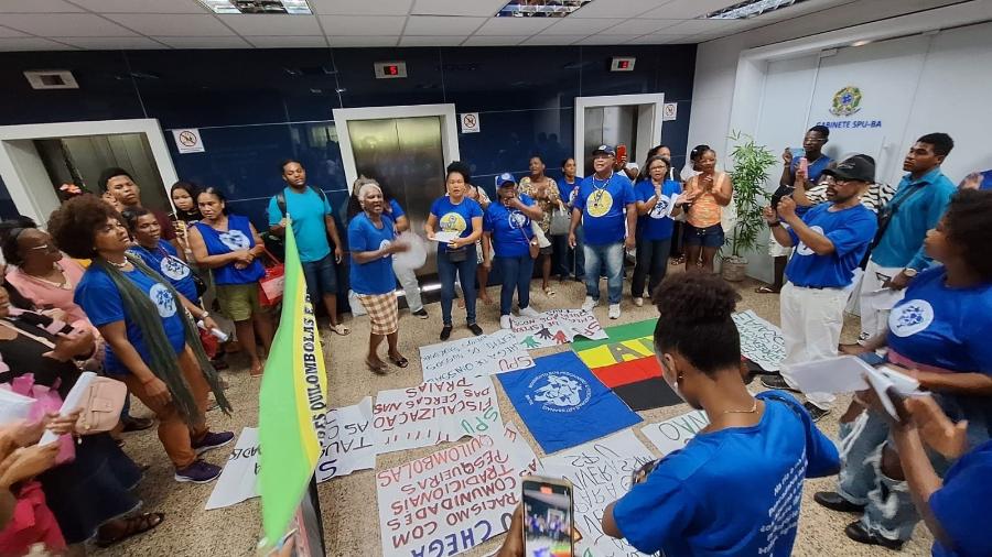 Movimento de Pescadores e Pescadoras Artesanais da Bahia ocuparam a Superintendência do Patrimônio da União (SPU)