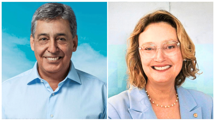 Sebastião Melo (MDB) e Maria do Rosário (PT) estão empatados tecnicamente em Porto Alegre