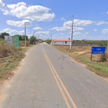 Entrada do distrito de Trapiá, em Santa Quitéria (CE) 