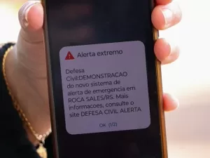 Alerta acima de tudo: como é o aviso de desastre que toca no seu celular