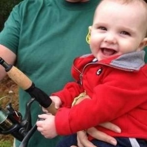 Daylen Brickley, de seis meses de idade, recebeu uma permissão válida para a vida toda para caçar e pescar nos EUA - BBC/arquivo de família