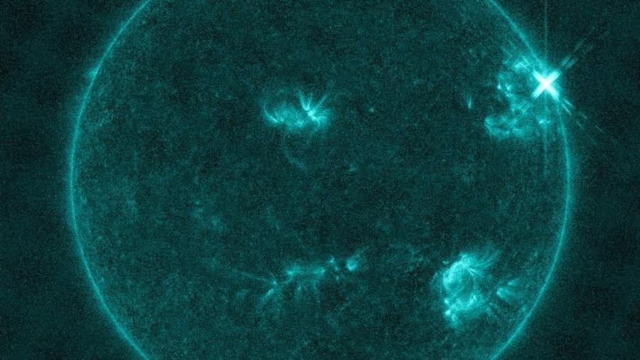 Erupção solar foi registrada pela Nasa - Solar Dynamics Observatory/Nasa
