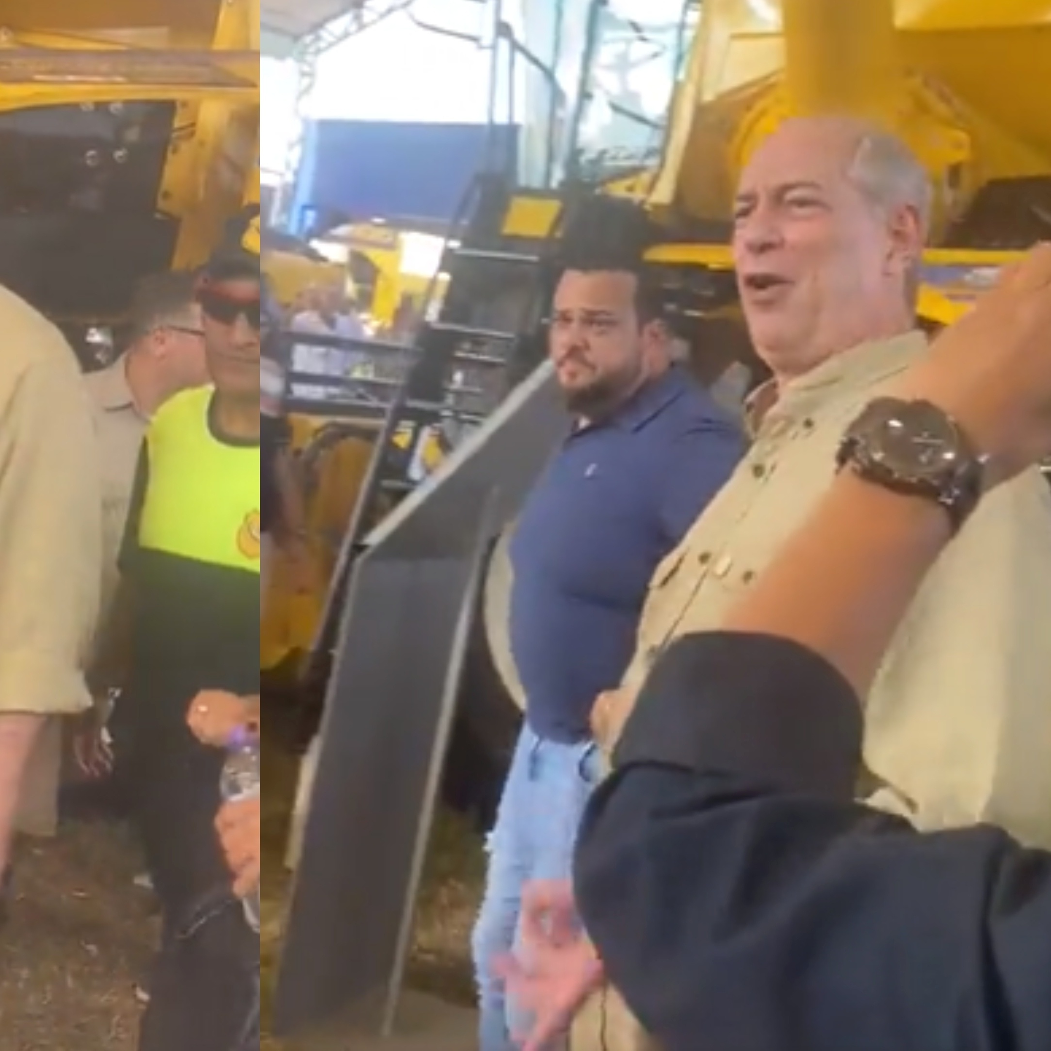 Ciro troca xingamentos com bolsonaristas em evento no interior de SP