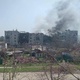 2.May.2022 - Building destroyed after attack in Lugansk region in eastern Ukraine - Reproduction/Facebook/MNS.GOV.UA