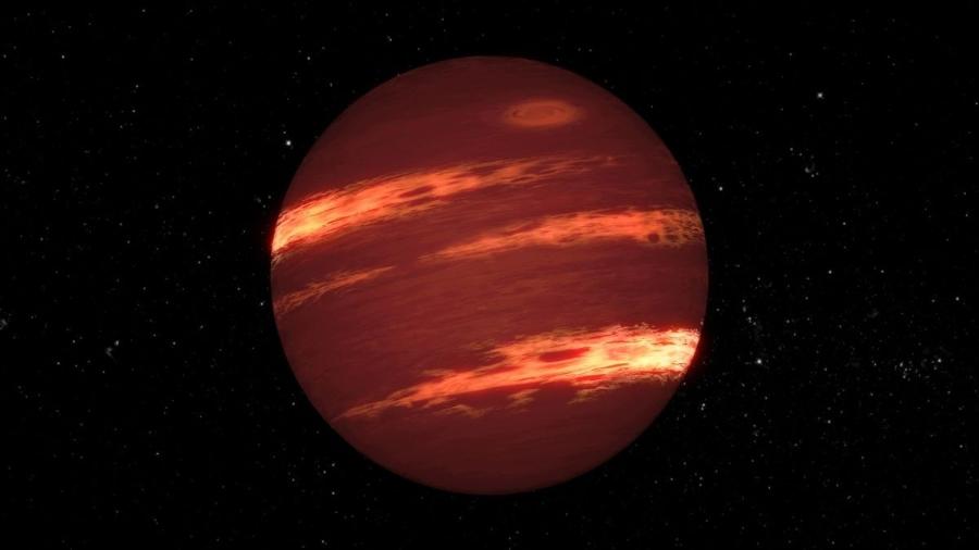 Astrônomos há muito especulam que alguns tipos de anãs marrons são envoltas em uma atmosfera turbulenta e instável - NASA/JPL-Caltech