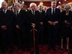 Former British Chancellors attend the ceremony - Getty images - Getty Images