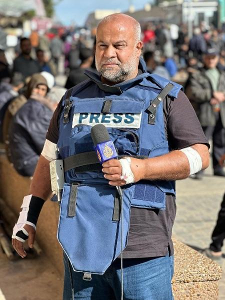Wael Dahduh, chefe da sucursal em Gaza da emissora catari Al Jazeera