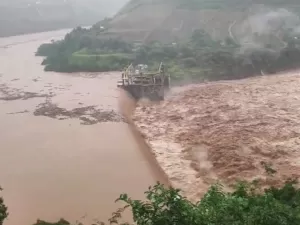 Barragem rompe após fortes chuvas no Rio Grande do Sul