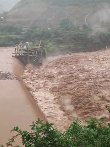 Barragem do RS rompeu em meio às chuvas