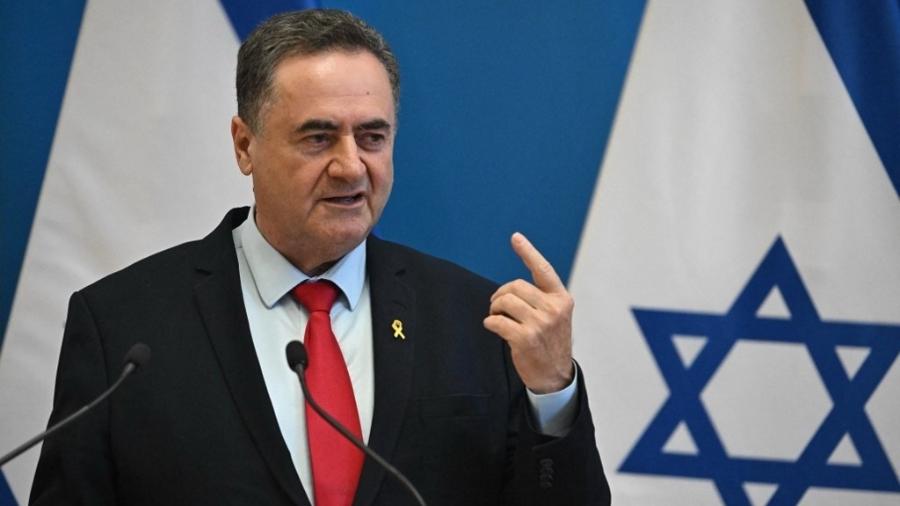 O Ministro das Relações Exteriores de Israel, Israel Katz - Attila Kisbenedek / AFP