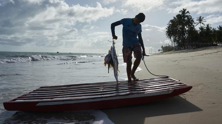 Pescador em Enxu Queimado