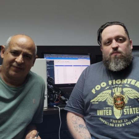 Sidney Barbosa, 53, artista forense e Thiago de Souza, 34 Sidney Barbosa, 53, artista forense e Thiago de Souza, 34