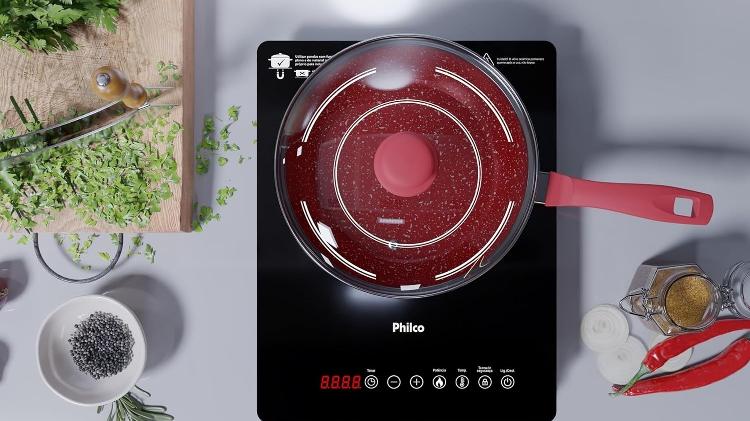 Cooktop de indução da Philco conta com 10 níveis de potência Cooktop de indução da Philco conta com 10 níveis de potência