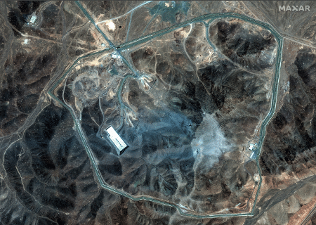 Imagem de satélite mostra região de Fordow, no Irã, depois de bombardeio dos EUA à instalação nuclear subterrânea Imagem de satélite mostra região de Fordow, no Irã, depois de bombardeio dos EUA à instalação nuclear subterrânea