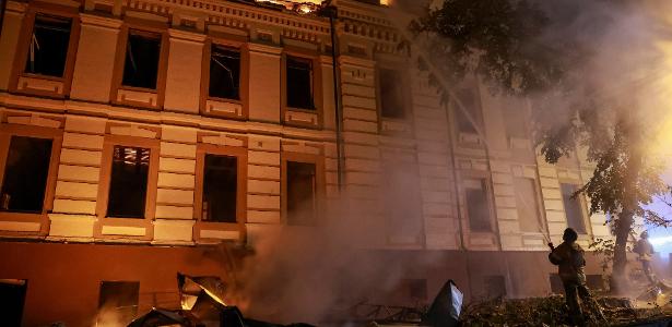 Rússia faz maior ataque de mísseis contra Kiev desde o início da guerra