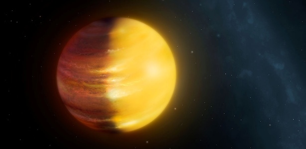 Exoplaneta HAT-P-7b tem formação de nuvens, segundo estudo publicado na Nature - Mark Garlick/University of Warwick