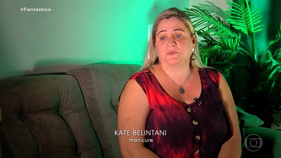 Kate Belintani havia perdido a guarda da filha por levá-la a um ritual de iniciação no candomblé - Reprodução/Globo