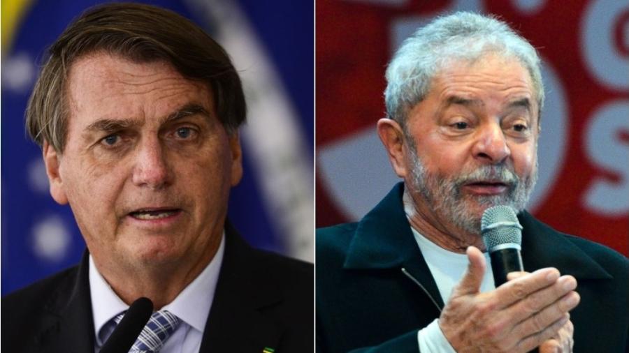Bolsonaro e Lula são pré-candidatos à Presidência da República - Agência Brasil