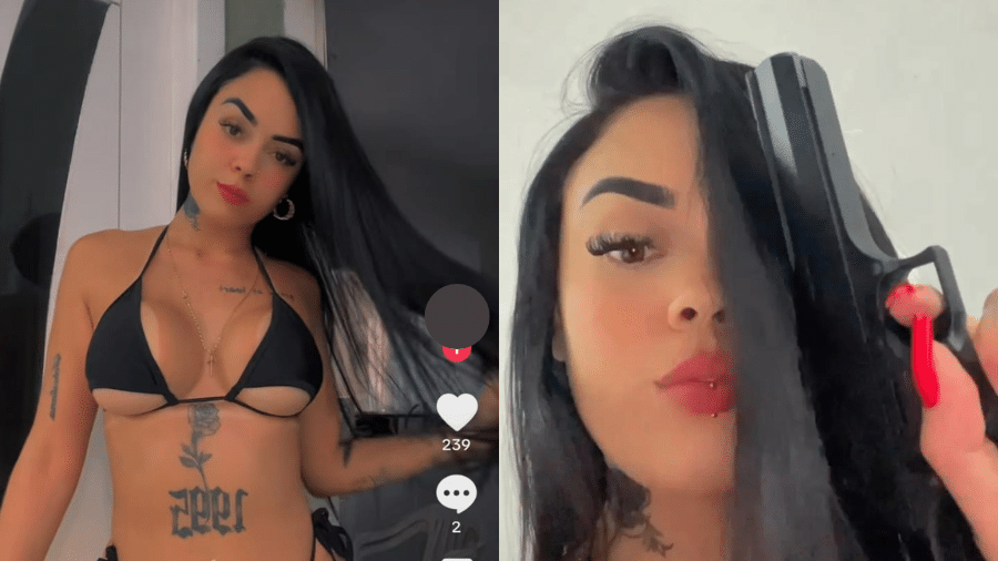 Karina Laino Gomes e Edmilson Souza da Silva foram presos em flagrante no Rio de Janeiro - Reprodução/Redes sociais