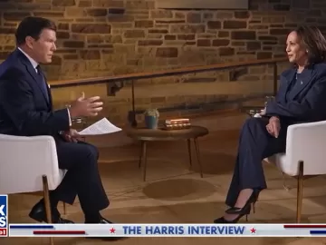 Kamala diz que não será continuação de Biden em entrevista tensa à Fox News