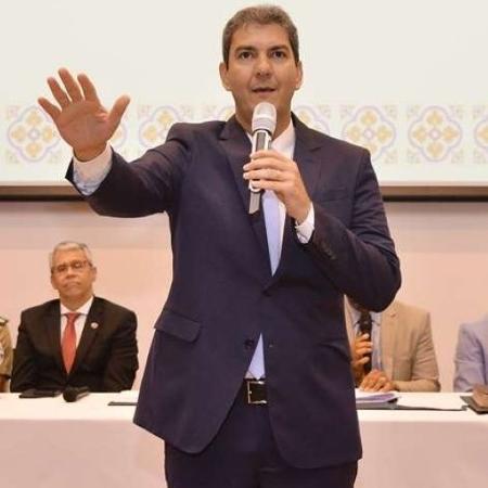 Prefeito Eduardo Braide durante posse de sua reeleição em 1º de janeiro 