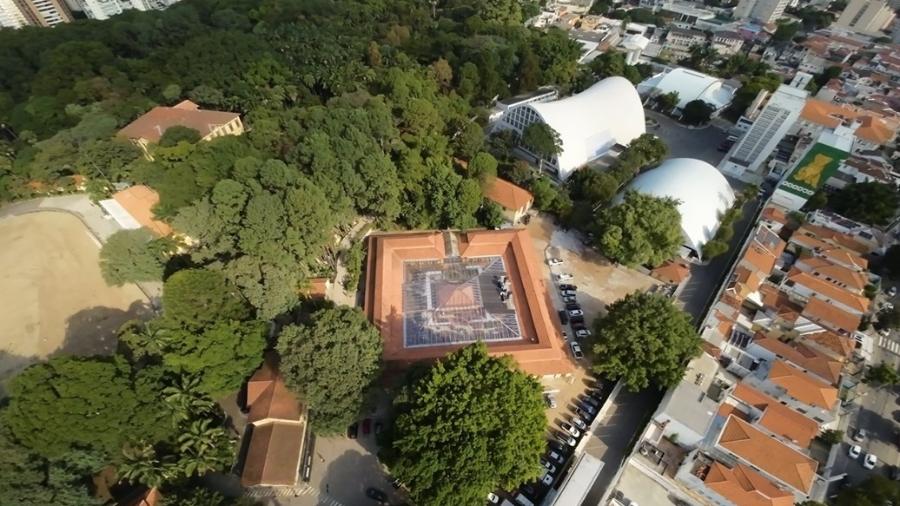 Parque Água Branca, em imagem aérea Parque Água Branca, em imagem aérea