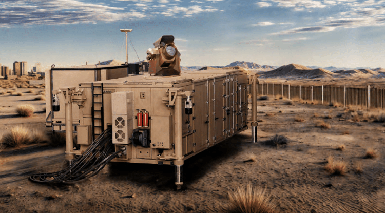 Protótipo do Feixe de Ferro, sistema de defesa aérea a laser de Israel Protótipo do Feixe de Ferro, sistema de defesa aérea a laser de Israel