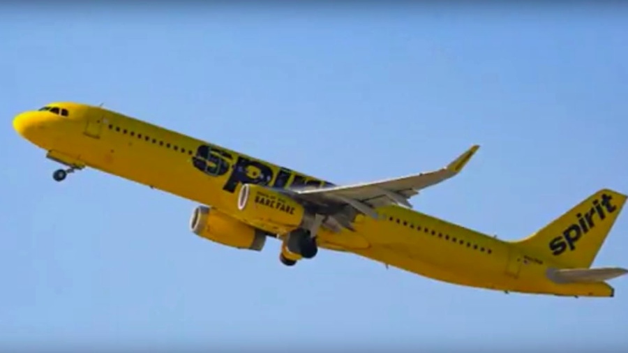 1.ago.2017 - Imagem de arquivo de avião da Spirit Airlines