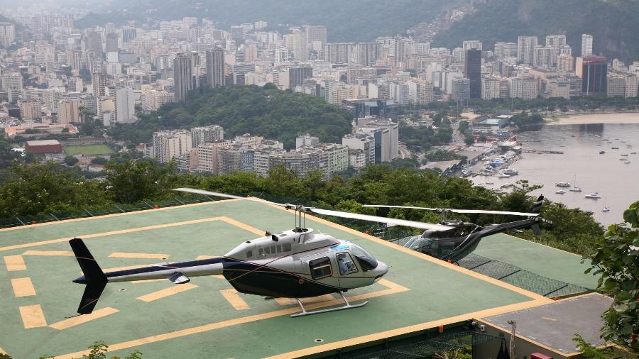 Corretor de imóveis de luxo disse que costuma levar clientes para passear de helicóptero - Getty Images/MsNancy