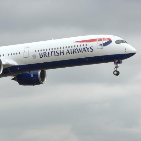 Avião da British Airways - Divulgação/British Airways