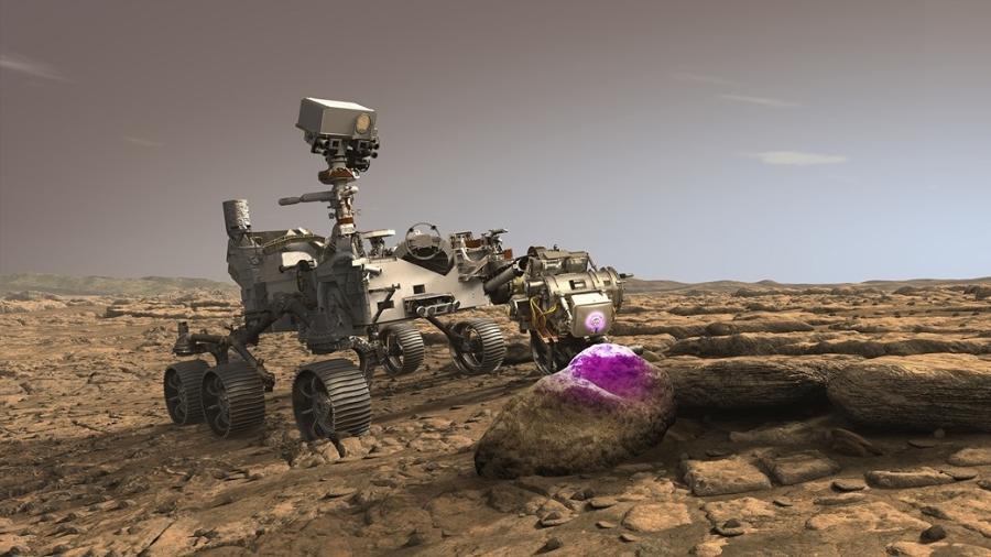Rover da Nasa escaneará rochas em busca de vida - Divulgação/Nasa