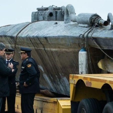 Submarino levava mais de 3 toneladas de cocaína, avaliada em quase R$ 760 milhões - Getty