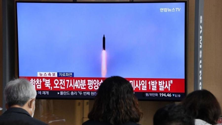A Coreia do Norte disparou hoje mais de 130 tiros de advertência após detectar exercícios militares da Coreia do Sul na fronteira - GETTY IMAGES