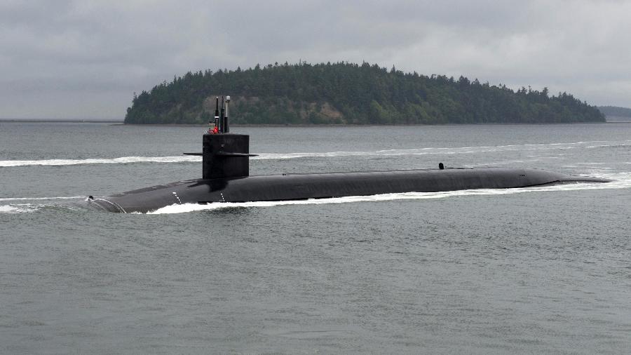 O submarino USS Kentucky (SSBN-737)