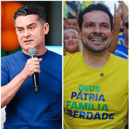 David Almeida (Avante) e Alberto Neto (PL) disputam o 2º turno em Manaus - Arte UOL