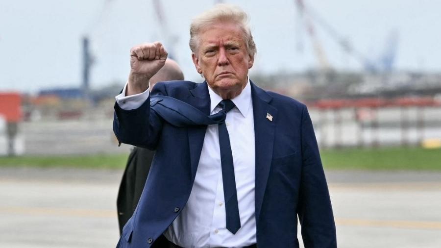 O presidente dos Estados Unidos, Donald Trump - Por Trevor Hunnicutt
