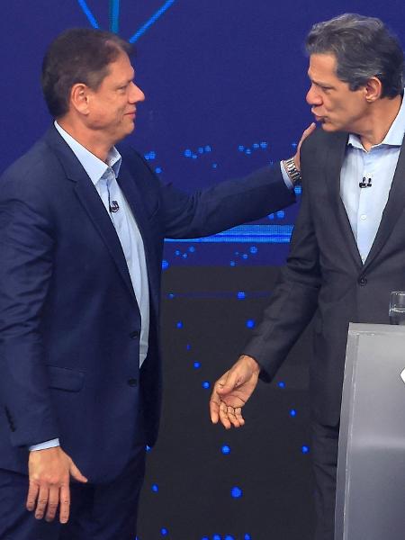 Debate em SP - Tarcísio de Freitas e Fernando Haddad se encontram no debate pelo governo de SP da Band