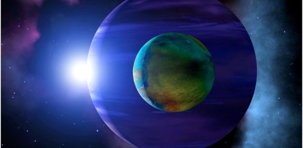 Ilustração: onde há exoplanetas, possivemente há exoluas - Science Phto Library