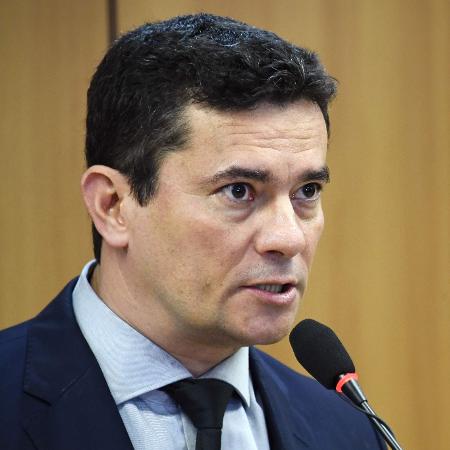 4.fev.2019 - O ministro da Justiça e Segurança Pública Sergio Moro  - Evaristo Sá/AFP