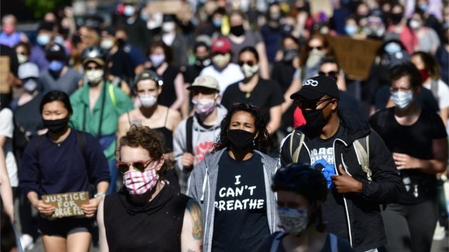 Protesto na Filadélfia - Getty Images