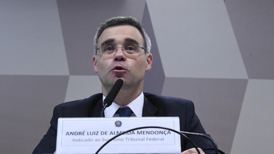 André Mendonça se pronuncia durante sabatina para vaga no STF - Agência Senado